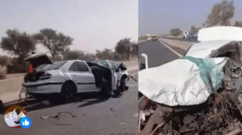 Axe Kébemer–Ngaye Mékhé : Quatre morts et six blessés graves après une collision Axe Kébemer–Ngaye Mékhé : Quatre morts et six blessés graves après une collision