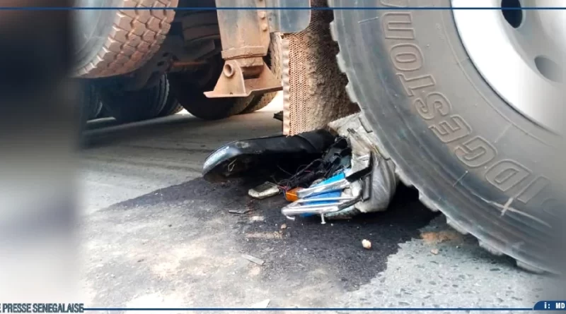 Drame à Ziguinchor: Une collision entre un motocycliste et un camion fait un mort