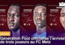 Football : l’Académie Génération Foot envoie trois nouveaux talents au FC Metz
