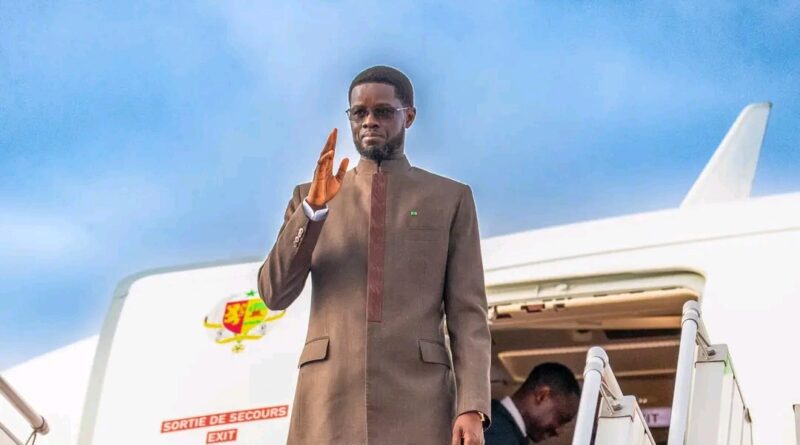 Bassirou Diomaye Faye a quitté Dakar dimanche à destination de Washington (officiel)