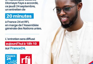 New York : le Président Bassirou Diomaye Faye accorde un entretien de 20 minutes à France 24 et RFI
