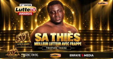 Lutte TV Awards : Sa Thiès sacré meilleur lutteur avec frappe de la saison 2026